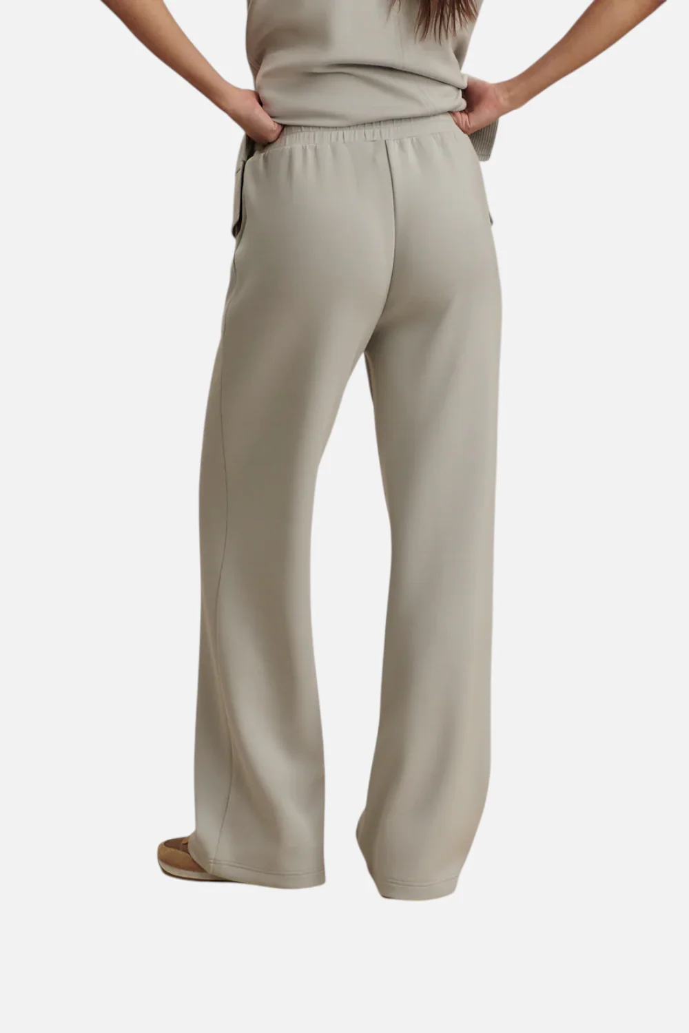 Varley Wide Leg Pant 28" in Blue Clay - Image 3