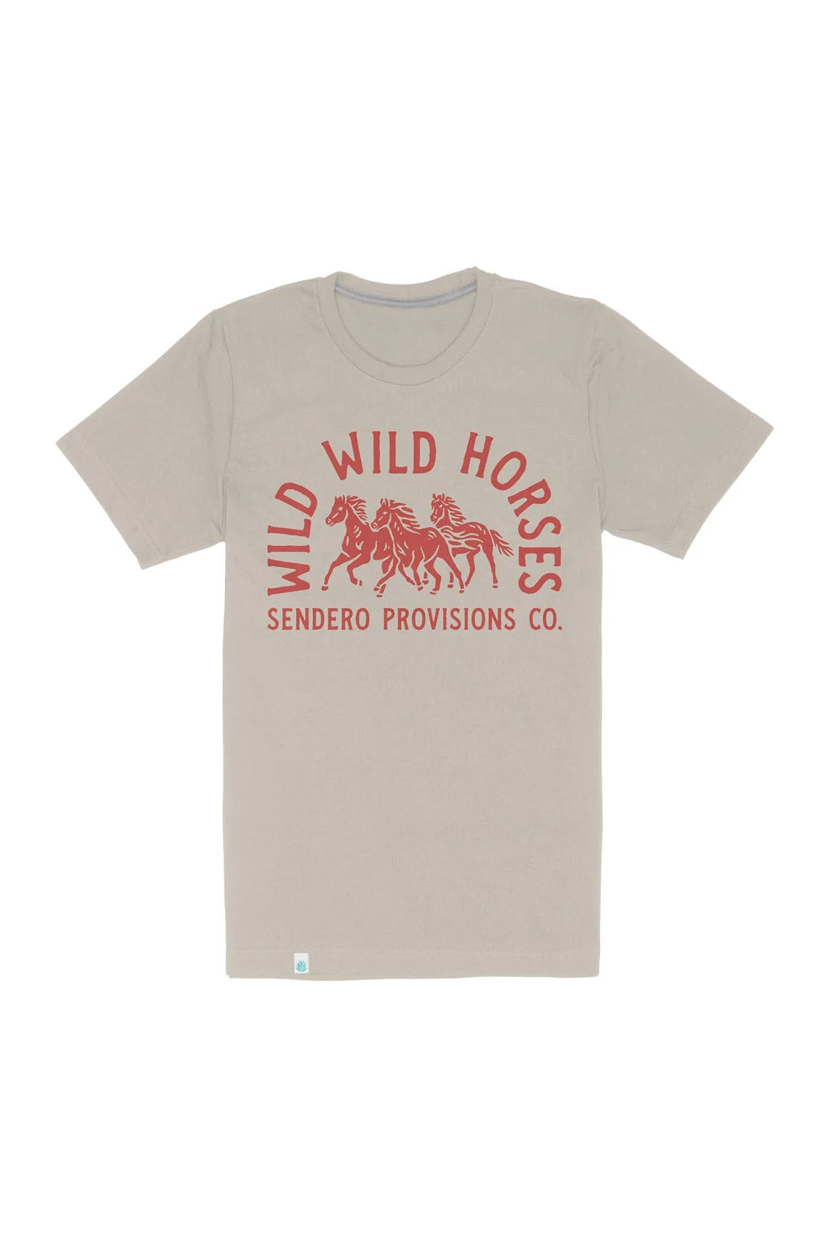Sendero Provisions Wild Wild Horses T-Shirt in Sand
