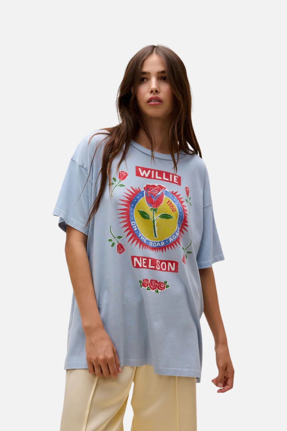 Daycreamer LA Willie Nelson Rose Label in Skyway Blue