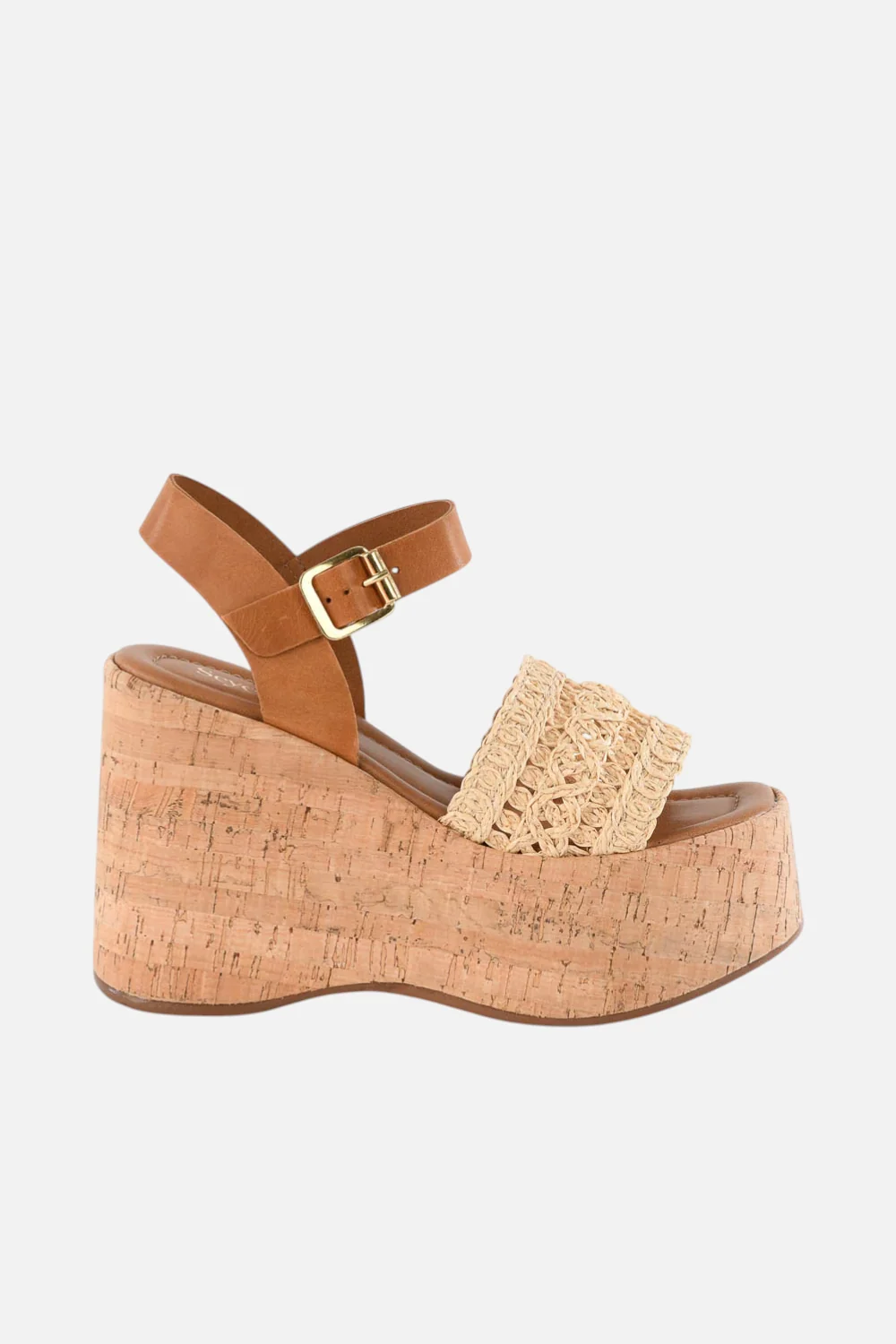 Seychelles Willow Sandal in Natural & Tan