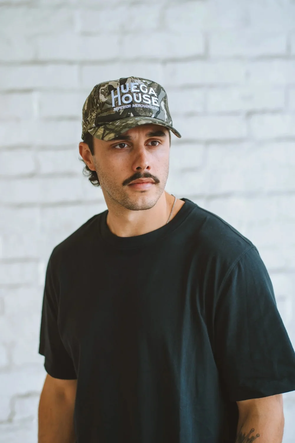 Huega House Woodland | Dark Camo Mid Profile Hat - Image 5