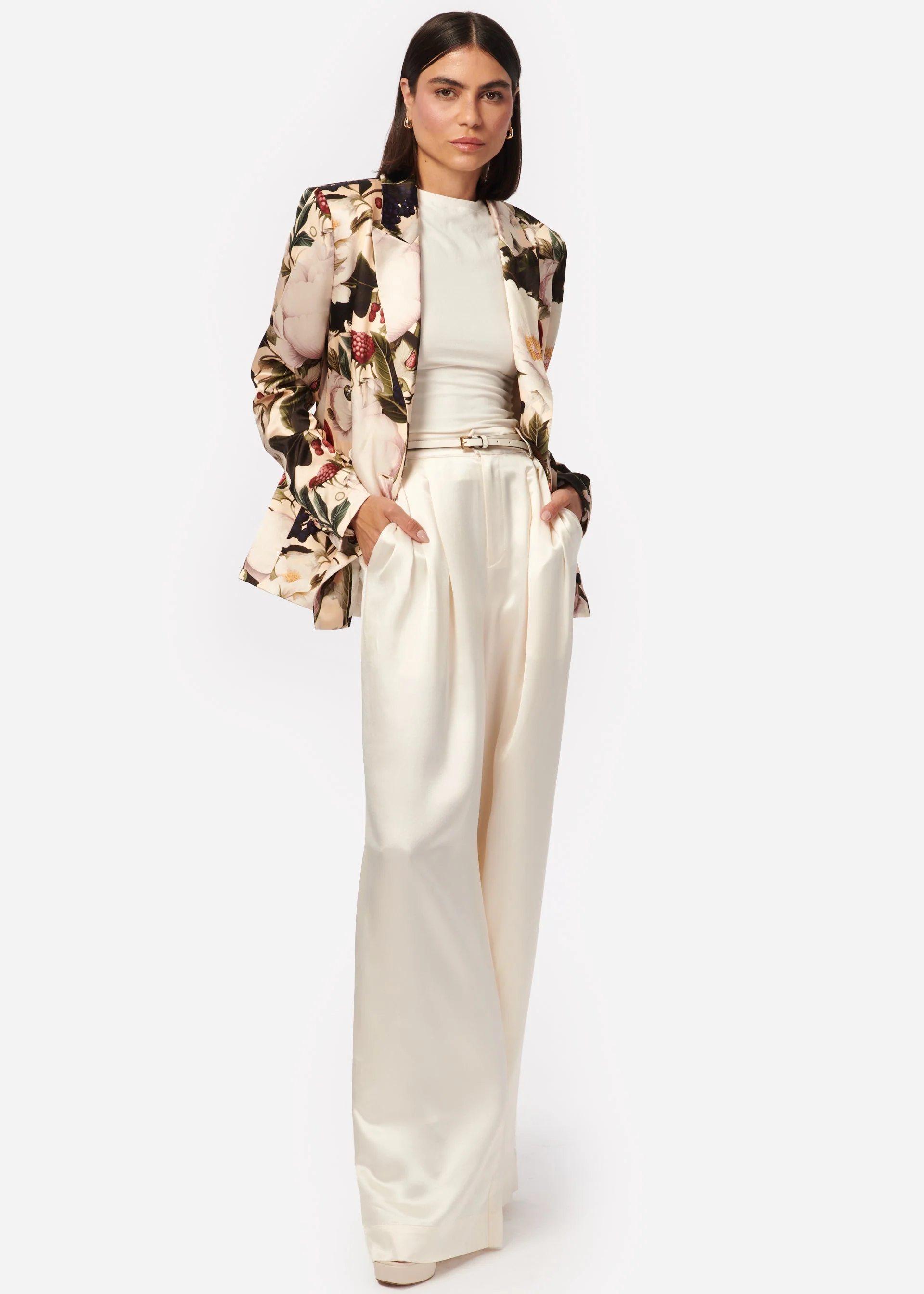 Camy NYC Zana Double Breasted Blazer in English Garden - Image 2